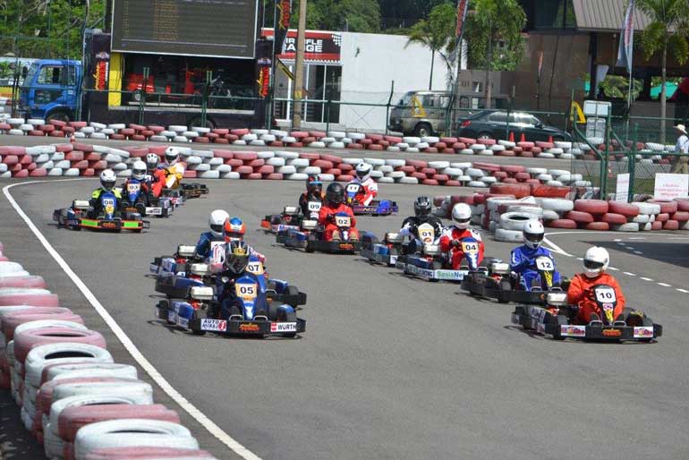 Inaugural "X30 Asia Cup" Karting event commences at Bandaragama www