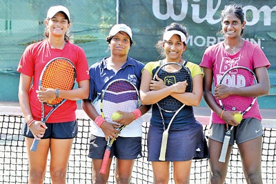 tennis sri lanka fed bahrain cup team srilankasports leonard ratnayake february international