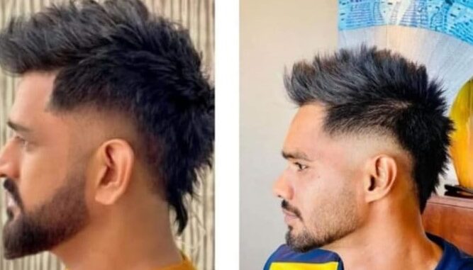 In Pics MS Dhoni sports a new stylish haircut HD wallpaper | Pxfuel