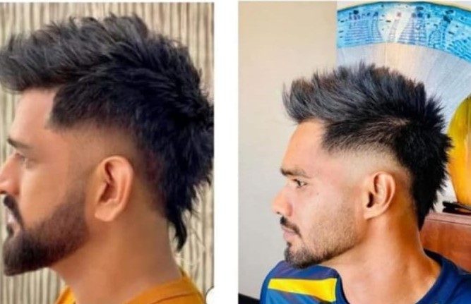 Dhananjaya de Silva's Dhoni like new hairstyle 